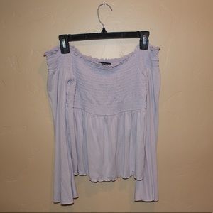 Purple Off-the-Shoulder Top